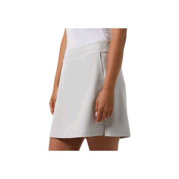 32 Degrees Cool Women's 4-Way Stretch Comfort Skort, Light Gray, Size M - Picture 1 of 3